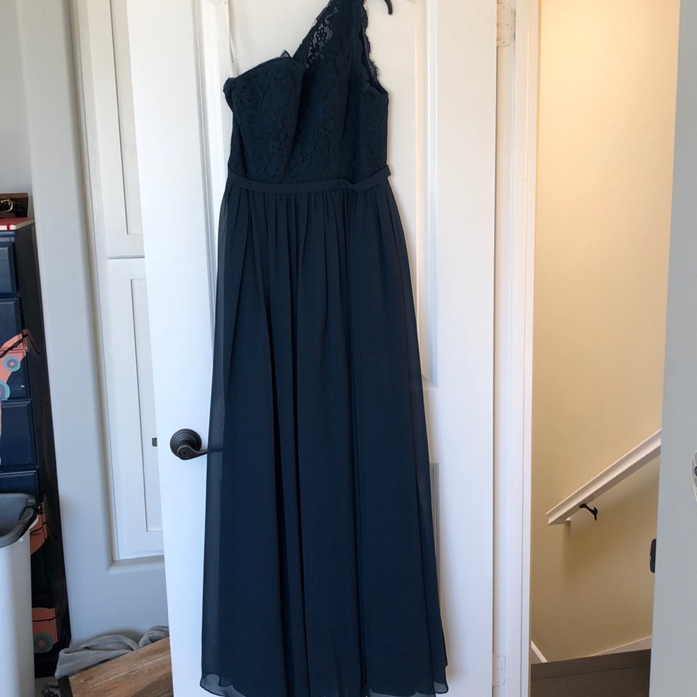 Blue bridesmaids dress